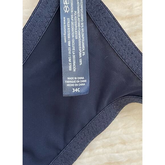 New Tommy Hilfiger Women's Logo Push-up Bra 34C - Picture 7 of 8